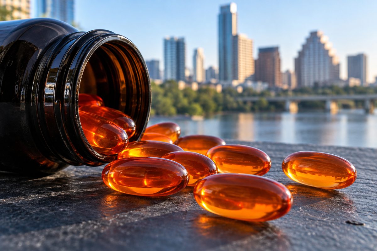 Coenzyme Q10 200mg and tocotrienol antioxidant softgels